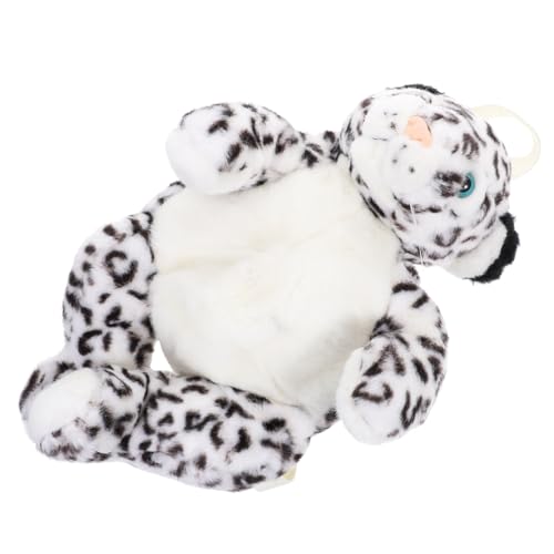 FOMIYES Plüschtier-Rucksack Für Junge Mädchen Mit Cartoon-Design Leopard-Muster Verstellbarem Schultergurt Und Angenehmem Tragegefühl Als Schultasche Oder Spielzeug von FOMIYES