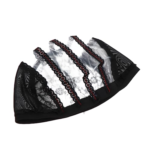 FOMIYES Premium Elastisches Haarnetz für Perücken Atmungsaktive Leichte Netzhaube mit Seitlichen Kleinen Löchern Vielseitiges Styling Zubehör für Damen Langlebiges Bequemes Wig Cap für von FOMIYES
