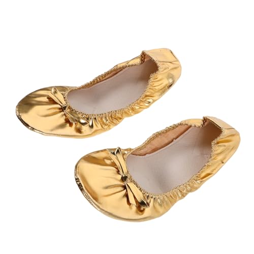 FOMIYES Ballettschuhe Für Damen Mit Weicher Sohle Geeignet Für Bauchtanz Ballett Und Yoga Leicht Und Tragbar Mit Professionellem Geteiltem Sohlendesign von FOMIYES