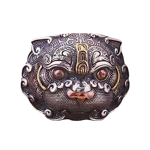 FOMIYES Kupfer Ring Mit Pi Yao Design Reichtum Finger Ring Ethnische Schmuck Vintage Accessoire Für Kleidung von FOMIYES