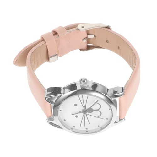 FOMIYES Quarzuhr für Jahre Armbanduhr mit Lederarmband Süßes Katzen Design für Teenager Präzise Zeitmessung Bequemes von FOMIYES