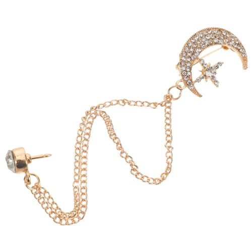 FOMIYES Quastenbrosche Für Unisex Pullover Brosche Hängekette Schalnadeln Schalnadel Pullover Clip Brustnadel Schmuck Hochzeitsbankett Brosche Rucksäcke Ästhetische Nadel von FOMIYES