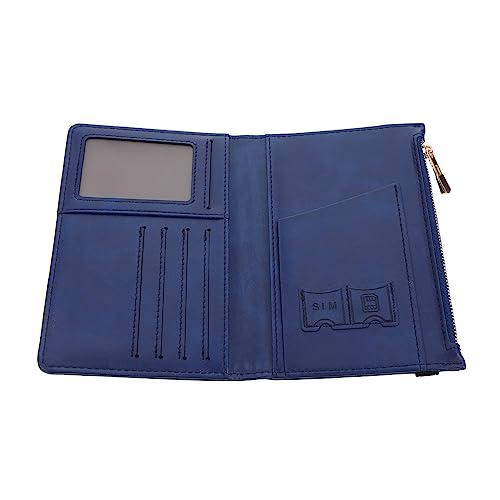 FOMIYES RFID Sicheres Passport Kartenetui PU Wasserfest Leicht und Robust mit Feiner als Schutz für Reisepässe und Wichtige Karten Design für Unterwegs von FOMIYES