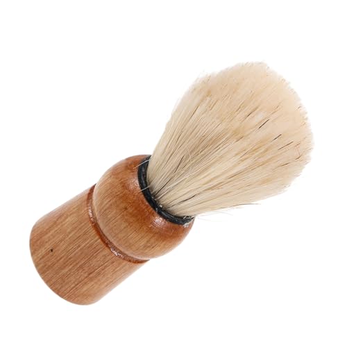 FOMIYES Rasierpinsel Bartbürste Holzgriff Wildschweinborsten Langlebig Ergonomisch Leicht zu Reinigen für Männer Bartpflege Rasur Gesichtspflege Bartstyling Reiserasur von FOMIYES