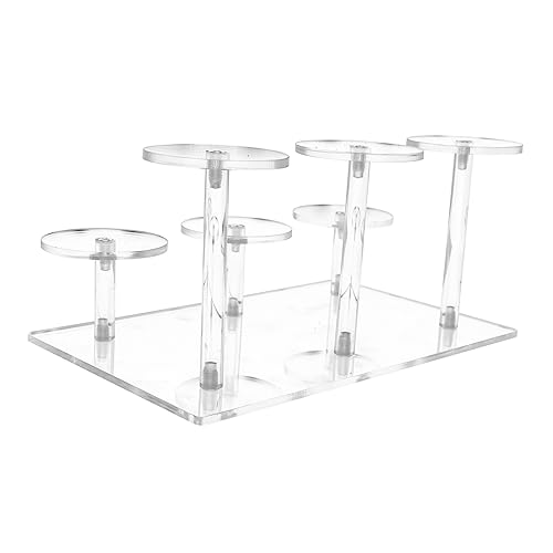 FOMIYES Desktop-make-up-rack-organizer Acryl-make-up-organizer-ständer 6-gitter-display-rack Einfach Ihr Make-up Zu Finden von FOMIYES