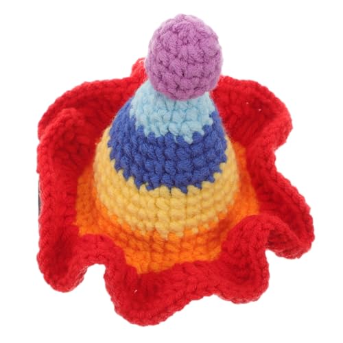 FOMIYES Regenbogenhut Haarclip Mit Gehäkelte Haarspange Haarspangen Aus Wollstrick Haarschmuck Für Frauen Haarspange in Hutform Mädchen Haarzubehör Haarspangen Stricken Bunt Garn FOMIYES Regenbogenhut Haarclip Mit Gehäkelte Haarspange Haarspangen Aus Wollstrick Haarschmuck Für Frauen Haarspange in Hutform Mädchen Haarzubehör Haarspangen Stricken Bunt Garn von FOMIYES