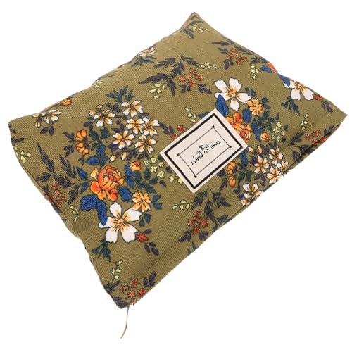 FOMIYES Reise Kosmetiktasche Blumenmuster Damen Multifunktionale Make Up für Toilettenartikel Tragbar Leicht für Reisen Gym mit Sicherem Reißverschluss Dekorativem Design von FOMIYES