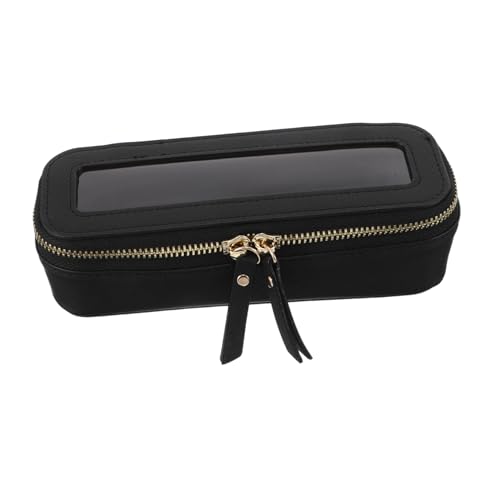 FOMIYES Reise Kosmetiktasche PU Tragbarer Toiletten Organizer mit Reißverschluss für Make Up und Hautpflegeprodukte Großer Stauraum für Damen von FOMIYES