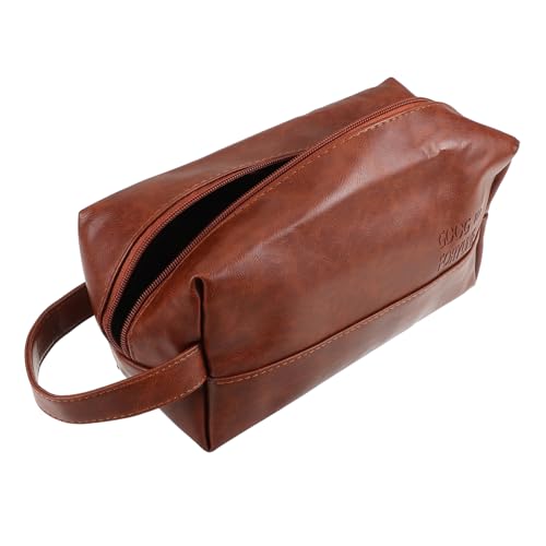 FOMIYES Reise-Kosmetiktasche Aus Strapazierfähigem Pu-Leder Für Herren Hängende Kulturtasche Als Organizer Für Hautpflege Und Make-up-Essentials Geschäftsreisen Und Reisen FOMIYES Reise-Kosmetiktasche Aus Strapazierfähigem Pu-Leder Für Herren Hängende Kulturtasche Als Organizer Für Hautpflege Und Make-up-Essentials Geschäftsreisen Und Reisen von FOMIYES