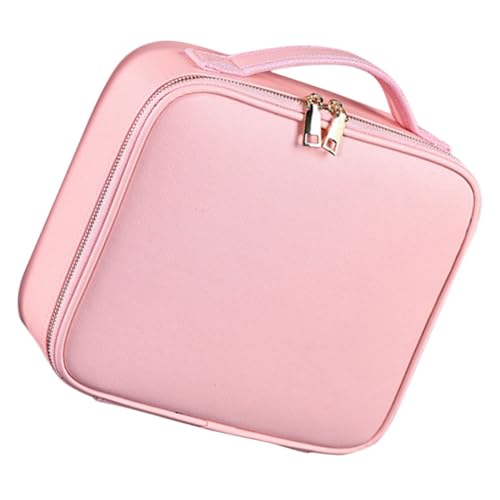 FOMIYES Reise-Make-up-Koffer Mit Trennwänden Tragbarer Kosmetik-Organizer Kompakte Pu-Ledertasche Make-up-zugkoffer Für Frauen Größe von FOMIYES