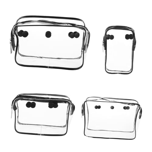 FOMIYES Strandtaschen-zubehör 4-teilige Kulturtasche Kosmetiktasche Make-up-Organizer-Tasche Mit Reißverschlusstaschen von FOMIYES