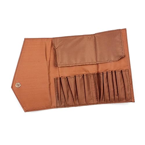 FOMIYES Make-up-pinseltasche – Pu-Kosmetiktasche Mit 12 Löchern Organizer Für Reisen Und Zuhause Kompakt Und Leicht von FOMIYES