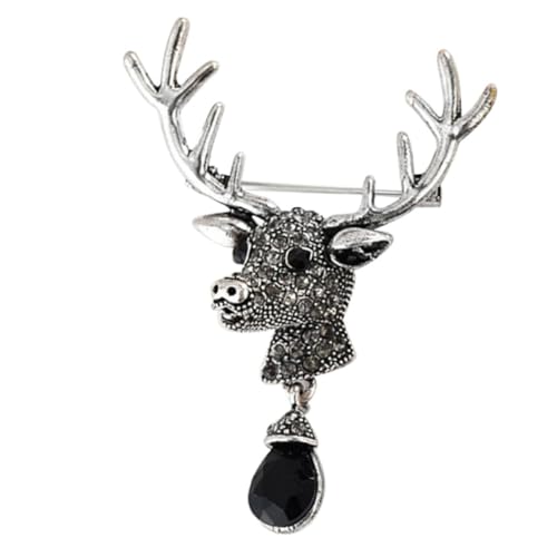 FOMIYES Anstecknadel Aus Legierung Brosche Pin Dekorative Schnalle Für Kleidung Schal Und Hut Ästhetische Tierbrosche Rehbockanstecknadel von FOMIYES
