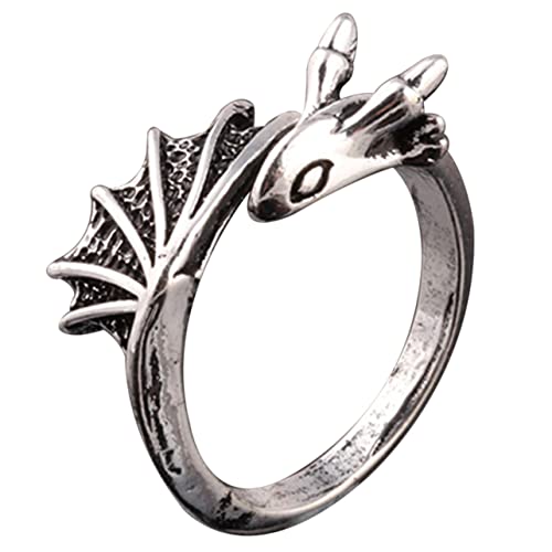 FOMIYES Retro Dragon Ring Titanstahl Stilvoller Herrenring für Alltag und Besondere Anlässe Widerstandsfähig und Vielseitig für Festivals und Kostümpartys FOMIYES Retro Dragon Ring Titanstahl Stilvoller Herrenring für Alltag und Besondere Anlässe Widerstandsfähig und Vielseitig für Festivals und Kostümpartys von FOMIYES