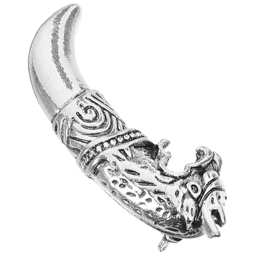 FOMIYES Retro Metall Brosche Wolf Kopf Anstecknadel für Anzug Revers Pin Herren Accessoire Multifunktional für Krawatten und Schals Stilvolles Vintage Design Hochwertige Kleidung von FOMIYES