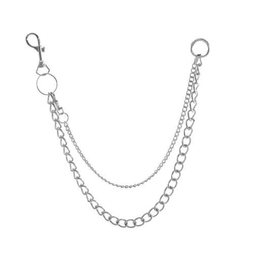 FOMIYES Retro Punk Metall Hüftkette für Damen Herren Langlebige Taillenkette aus Robustem Material Stylische Jeans und Hosenkette Multifunktionale Gürtelkette für Schlüssel und von FOMIYES
