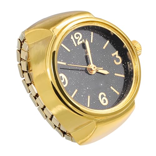 FOMIYES Retro Ringförmige Quarzuhr für Damen und Herren Elastische Digitaluhr Ringuhr für Finger Einzigartiges Design für Sammler von FOMIYES