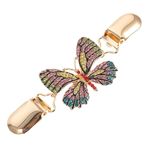 FOMIYES Retro Schmetterlings Pullover Clip Eleganter Kleidung Clip Legierung für Strickjacken Schals und Tücher Schutz vor Ausrutschern für Einen Stilvollen Look von FOMIYES
