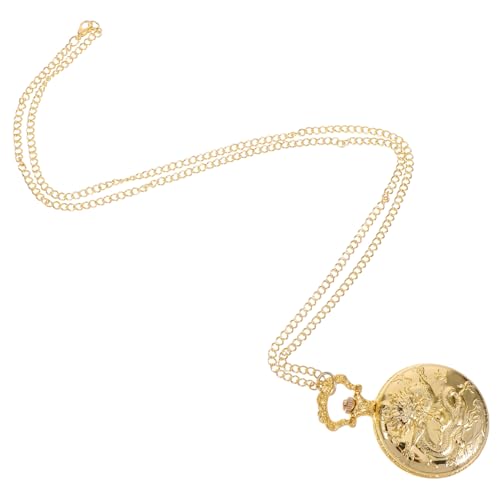 FOMIYES Taschenuhr Vintage Digitale Herren-taschenuhr Retro-Uhr Für Ältere Menschen Mechanische Dekorative Uhr Mit Muster von FOMIYES