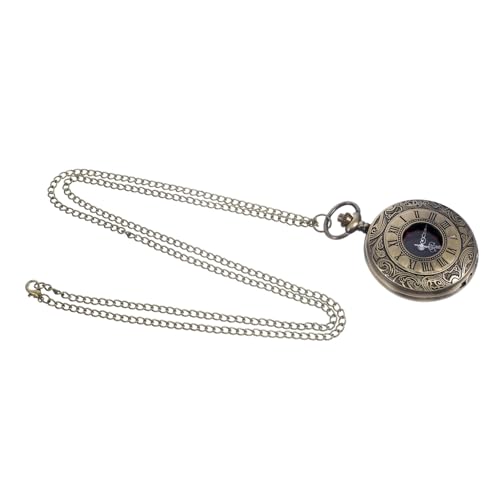 FOMIYES Taschenuhr Mit Kette Mechanische Taschenuhr Für Herren Mit Arabischem Ziffernblatt Dekorative Mit Ziffernskala von FOMIYES