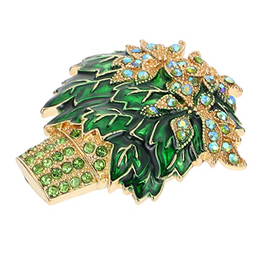FOMIYES Rhinestone Blumenbrosche für Damen Anstecknadel im Blumenkorb Design für Shirts Pullover Taschen Funkelnde Sicherheitsspin mit Kristallen von FOMIYES