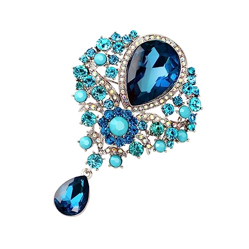 FOMIYES Rhinestone Brosche für Damen Anstecknadel zur Verschönerung von Kleidung Schals und Mänteln Perfektes für Besondere Anlässe und Alltag von FOMIYES