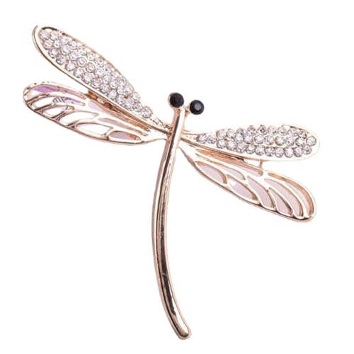 FOMIYES Strass Brosche Libelle Pin Für Damen Stilvolle Broschennadel Aus Legierung Mit Kristallen Dekorative Anstecknadel Für Besondere Anlässe Und Alltag Für Schals Kragen Und Kleidung von FOMIYES