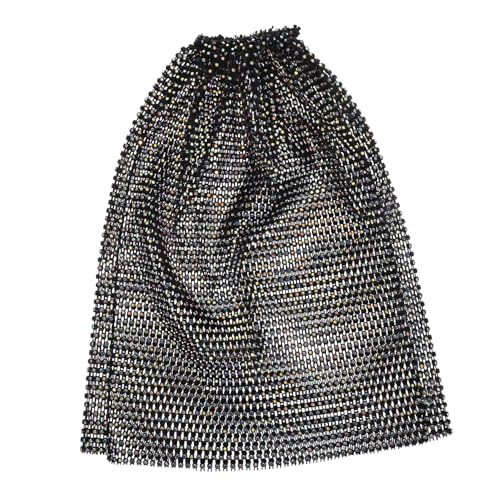 FOMIYES Rhinestone Mesh Headband mit Elastischem Netzdesign Atmungsaktiv Glitzernde Strasssteine Reflektierend Leichter Kopfschmuck für Frauen für Partys Festivals Silvester und Proms von FOMIYES
