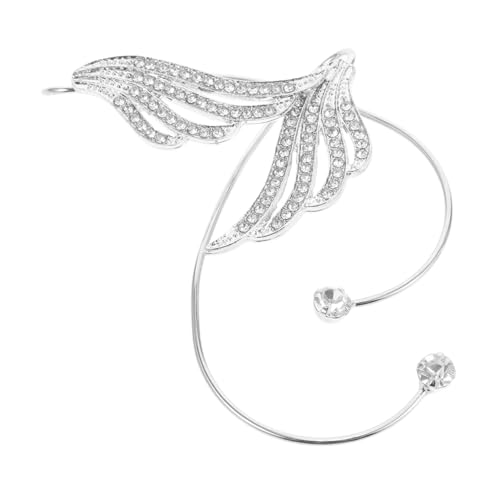 FOMIYES Rhinestone Wings Ear Ohrklammern Damen Vintage Stil Leicht Elegant Wrap Design Modische Ohrschmuck Für Party Hochzeit Geburtstag FOMIYES Rhinestone Wings Ear Ohrklammern Damen Vintage Stil Leicht Elegant Wrap Design Modische Ohrschmuck Für Party Hochzeit Geburtstag von FOMIYES