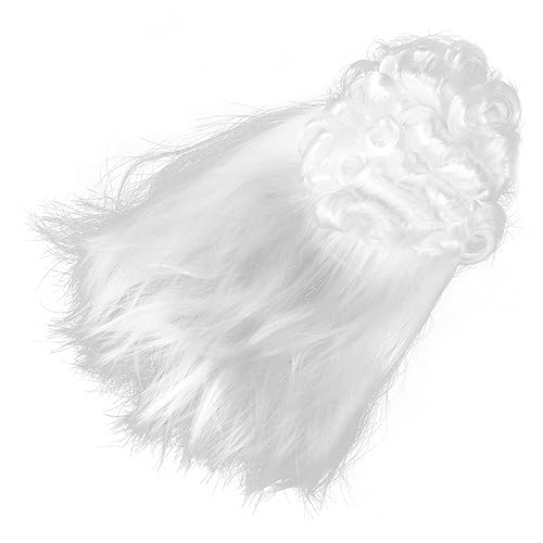 FOMIYES Weiße Richterperücke Für Herren Bühnenperücke Lockige Cosplay-perücke Kostümperücke Anwaltshaarteil Pflegeleicht Sicherer Halt von FOMIYES