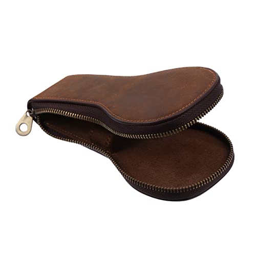 FOMIYES Rindsleder Uhrenaufbewahrungstasche Für Reisen Uhren Organizer Innenfutter Schutz Für Damen Herren Uhren Für Lagerung Und Transport von FOMIYES