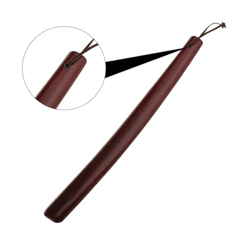 FOMIYES Robuster Holz Schuhlöffel mit Langem Griff Praktischer Schuhanzieher für Herren und Damen Ergonomisch Langlebig Schonend für Ferse für Zuhause Büro und Reisen von FOMIYES