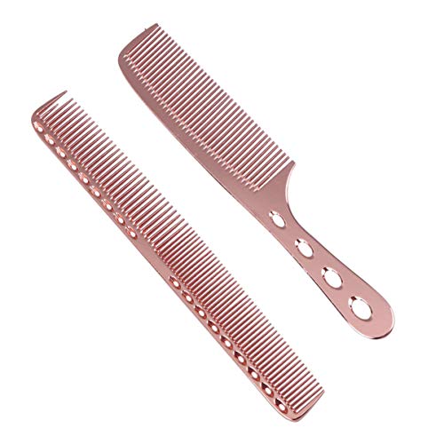 FOMIYES Hautfreundliche Haarkämme Aus Edelstahl in Rosenform – 2er-pack Zum Entwirren Und Massieren Der Kopfhaut Organizer Für Haarspray Hochwertiges Friseurzubehör von FOMIYES