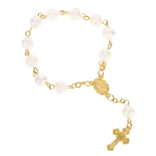 FOMIYES Perlenarmband Für Gebete Rosenkranz String Pilgerperlenarmband Harzperlenarmband Gebetsrosenkranz Für Frauen Handgelenkschmuck Muslimisches Gebetsarmband von FOMIYES