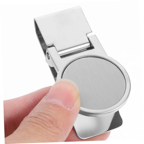 FOMIYES Runder Geldclip mit Klammerkraft Rostfrei Kompakt für Scheine und Kleine Gegenstände Praktischer Geldhalter für Büro Alltag und Geschenke von FOMIYES