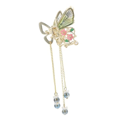 FOMIYES Rutschfeste Haarklammer Schmetterling Haarspange mit Kristallverzierung für Frauen und Mädchen Leichter Stabiler Haarclip für Bad Make Up und Alltag Modisches Stylingzubehör von FOMIYES