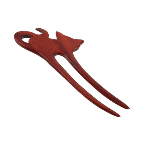 FOMIYES Sandelholz U-förmige Haarnadel Doppelgabel Chinesische Haarnadeln Vintage Haarstäbchen für Französischen Twist Dutt Haarschmuck für Frauen und Alltag FOMIYES Sandelholz U-förmige Haarnadel Doppelgabel Chinesische Haarnadeln Vintage Haarstäbchen für Französischen Twist Dutt Haarschmuck für Frauen und Alltag von FOMIYES