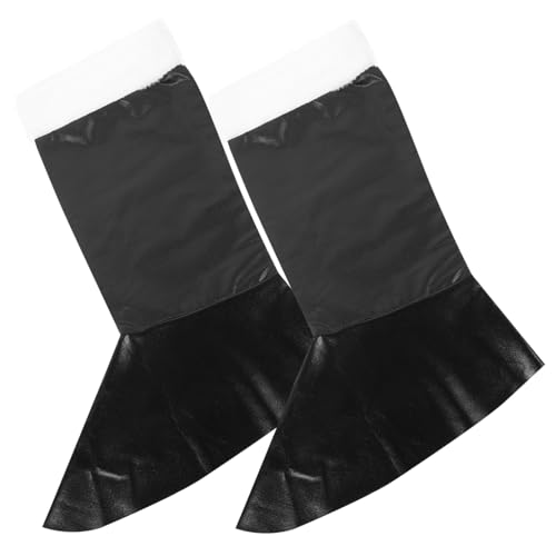 FOMIYES Santa Boots Cover Weihnachtskostüm Zubehör Schwarze Weihnachtsstiefelüberzüge aus Bequeme Cosplay Requisite für Weihnachtsfeier und Santa Outfit FOMIYES Santa Boots Cover Weihnachtskostüm Zubehör Schwarze Weihnachtsstiefelüberzüge aus Bequeme Cosplay Requisite für Weihnachtsfeier und Santa Outfit von FOMIYES