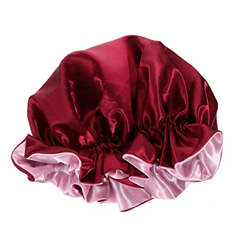 FOMIYES Hut Doppellagige Weiche Seidenhaube Für Frauen Haarausfall Chemotherapie Freundliches Styling von FOMIYES