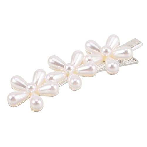 FOMIYES Vintage Perlen Haarnadeln Und Haarspange Sonnenblumen Design Clip Für Frauen Und Mädchen Silber Kompakt Und Langlebig Hochzeits-haarschmuck von FOMIYES