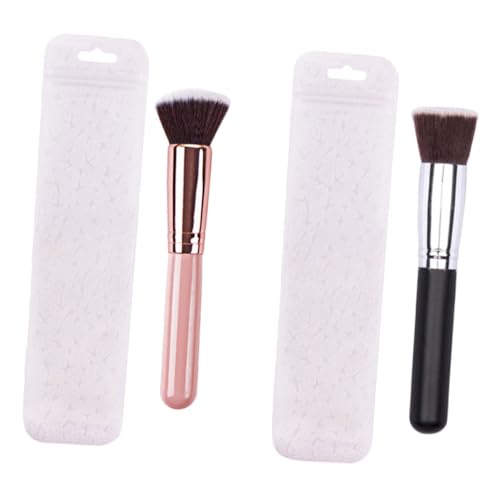 FOMIYES Kosmetikpinsel 2 Stück Flacher Make-up-pinsel Foundation-pinsel Beauty-tool Für Damen Weich Dicht Seidig Wiederverwendbar Leicht Tragbar FOMIYES Kosmetikpinsel 2 Stück Flacher Make-up-pinsel Foundation-pinsel Beauty-tool Für Damen Weich Dicht Seidig Wiederverwendbar Leicht Tragbar von FOMIYES