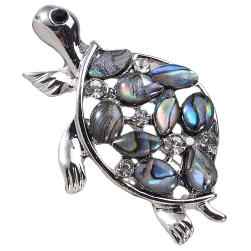 FOMIYES Schildkröten Brosche Anstecknadel für Damen Kleidung Lapel Pin mit Festem Design Eleganter Schmuck für Anzug Schal und Rucksack Tierbrosche als zu Weihnachten und Geburtstag von FOMIYES