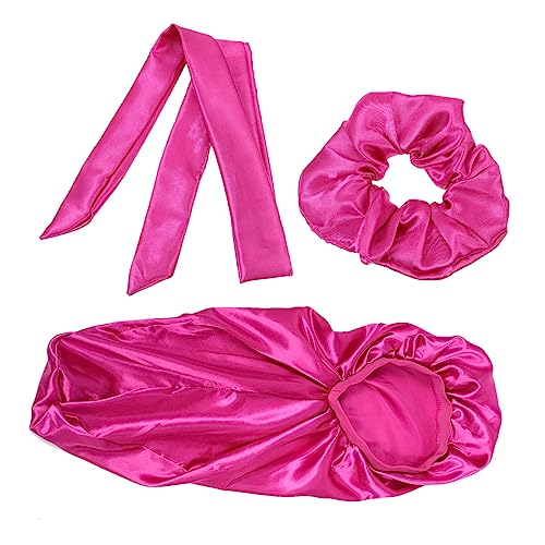 FOMIYES Schlafhaube Aus Satin Für Damen Und Erwachsene Elastische Krempe Zum Schutz Der Haare Beim Schlafen Reisen Und Zuhause Schmutzabweisend Und Langlebig von FOMIYES