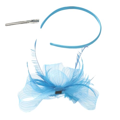 FOMIYES Schleier Fascinator Hut Für Damen Teeparty-hut Klassisch Hochzeit Cocktail Party Kopfschmuck von FOMIYES