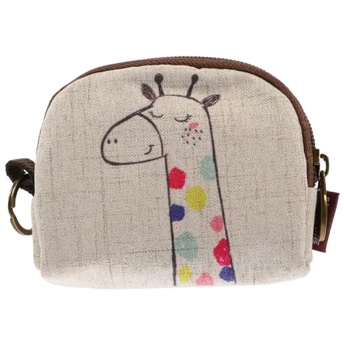 FOMIYES Schlüsselbox Mini kleine Schlüsseltaschen Beutel Kawaii geldbörse Handtasche Schminktasche klein kleine Geldbörse süße Tasche Make-up-Reisetasche Leinen- von FOMIYES