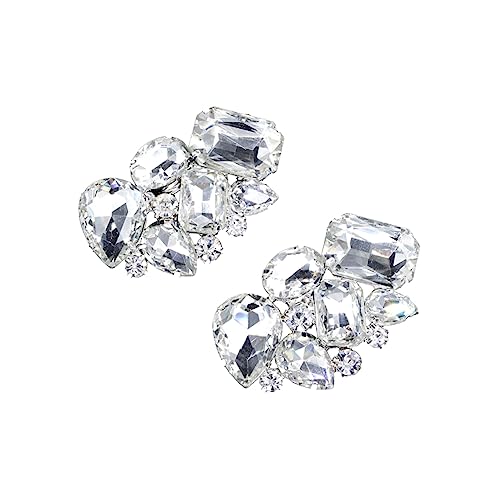 FOMIYES Schuh Clips für Damen Funkelnde Strass Schuhschnallen zur Hochzeit und Party Diy Schuh Dekoration für Brautschuhe und Schuhe Stil von FOMIYES