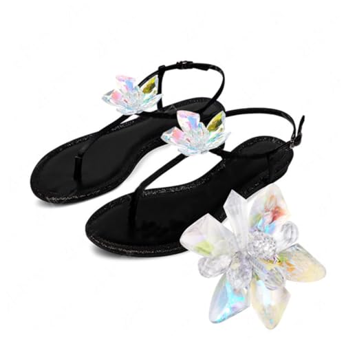FOMIYES Schuhclips Brautschmuck Glasblumen Dekorativ für Pumps Hochzeit Party Zubehör Damen von FOMIYES