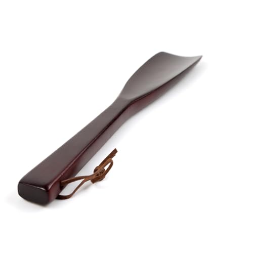 FOMIYES Schuhlöffel Aus Holz Mit Langem Griff Rot Für Männer Frauen Junge Mädchen Senioren Schwangerschaft Bücken Lindert Rücken Und Knieschmerzen Leichte Verarbeitung Langlebig Aufhängegu von FOMIYES