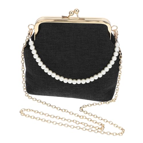 FOMIYES Schultertasche Damen Elegant All Match Crossbody Bag Modisch Handtasche für Alltag Party und Hochzeit Stilvolle Umhängetasche in Schwarz Vielseitig und Strapazierfähig von FOMIYES