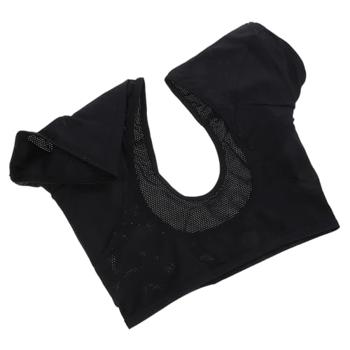 FOMIYES Schweißpads unter den Achseln Weste mit Schweißpolster Unterarm-Sportweste Shirt Achselschweißweste schweißfänger underarm sweat pad Unterarmpolster Achselwesten Polyester Black von FOMIYES